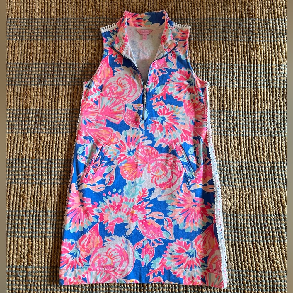 Lilly Pulitzer Blue Bay Dreamin’ Dress, size S